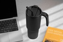 FORZA 360 - Hans Larsen Recycled Stainless Steel/ PP Tumbler with 360 Branding - White