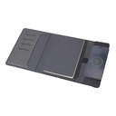 BERGMUND - Santhome 10000mAh Magnetic 15W Magsafe Wireless Power Bank Folder - Black