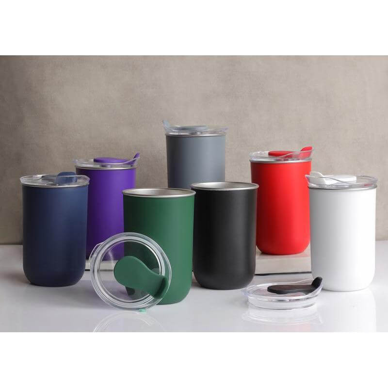 NIMI - Giftology Double Wall Travel Mug 300ml - Grey
