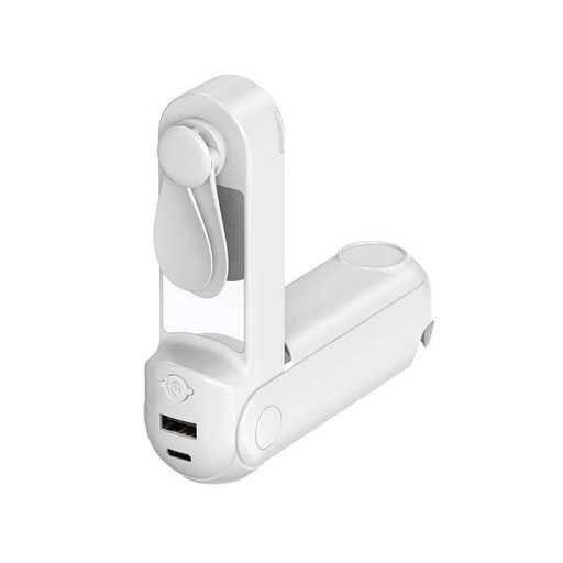 ARCHIE - Giftology 5-in-1 Powerbank Fan with Torch, Phone Holder & Mirror