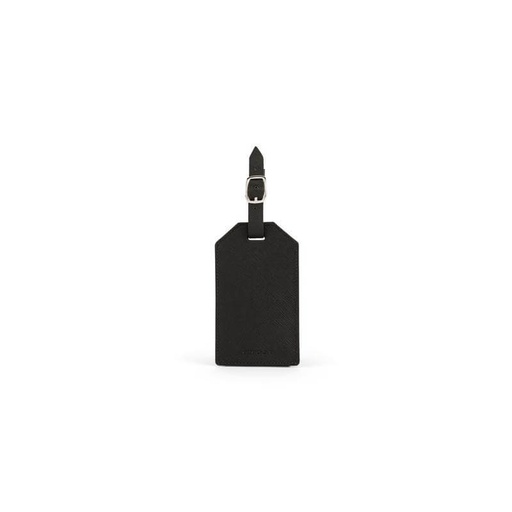CROSS Saffiano Leather Luggage Label - Black