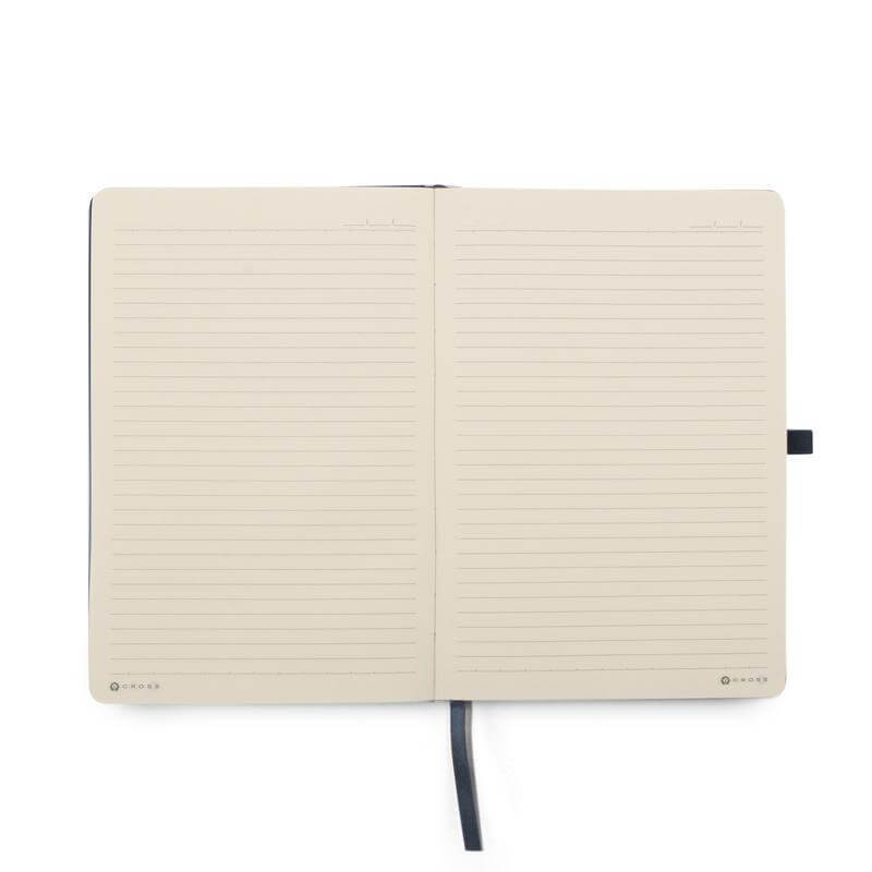CROSS HARDCOVER A5 NOTEBOOK + PEN + BI-FOLD WALLET WITH 4 CARD SLOTS + COIN POCKET - BLACK