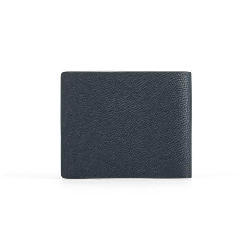 CROSS HARDCOVER A5 NOTEBOOK + PEN + BI-FOLD WALLET WITH 4 CARD SLOTS + COIN POCKET - NAVY BLUE