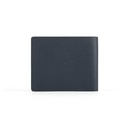 CROSS HARDCOVER A5 NOTEBOOK + PEN + BI-FOLD WALLET WITH 4 CARD SLOTS + COIN POCKET - NAVY BLUE