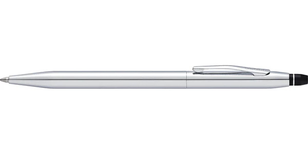 Cross Click™ Chrome Ballpoint Pen with Classic Blue Journal Gift Set