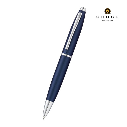 CROSS HARDCOVER A5 NOTEBOOK + PEN - NAVY BLUE 